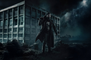 Devil Inside Punisher (2048x1152) Resolution Wallpaper