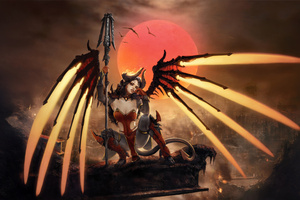 Devil Skin Mercy After Royo (1280x800) Resolution Wallpaper