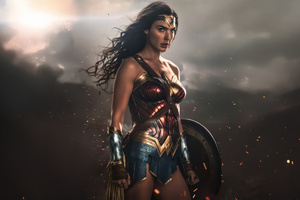 Diana Prince Dual Power (1920x1080) Resolution Wallpaper