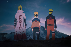 Different Generations Naruto Wallpaper