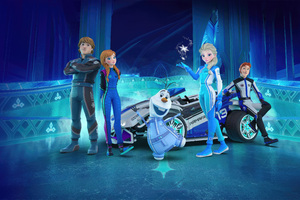 Disney Speedstorm Frozen (2560x1440) Resolution Wallpaper