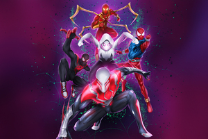 Diving Into The Depths Of The Spider Verse Wallpaper