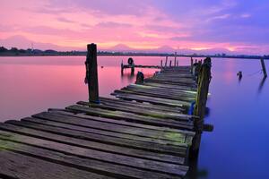 Dock View Colorful 4k Stock (1680x1050) Resolution Wallpaper