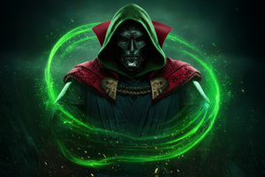 Doctor Doom Power Personified (2048x2048) Resolution Wallpaper