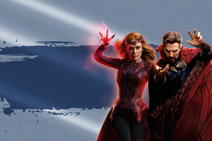 Doctor Strange And Wanda Vision In The Multiverse Of Madness 4k Wallpaper