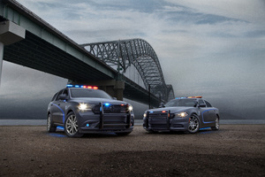 Dodge Charger And Durango (1600x900) Resolution Wallpaper