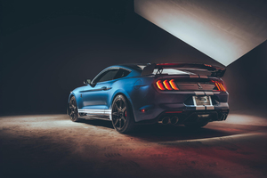 Dominance Of Ford Mustang Gt 500 Wallpaper