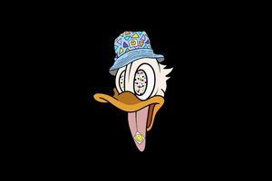 Donald Duck Oled (1336x768) Resolution Wallpaper