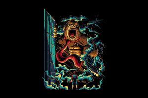Donkey Kong Super Mario 4k (1336x768) Resolution Wallpaper