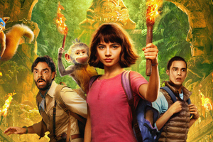 Dora And The Lost City Of Gold 5k (1366x768) Resolution Wallpaper