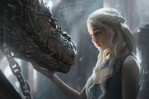 Dragon And Daenerys Targayen