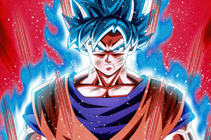Dragon Ball Goku Blue Kaioken 4k Wallpaper