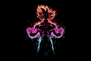 Dragon Ball Z Goku Ultra Instinct Fire 4k Wallpaper