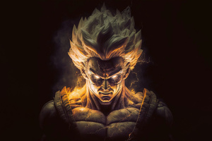 Dragon Ball Z Molten 5k (1336x768) Resolution Wallpaper