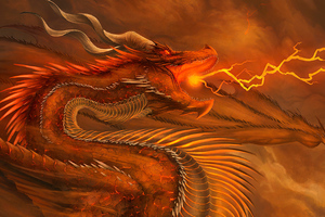 Dragon Monster Storm 4k