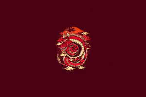 Dragon Red 4k (2560x1024) Resolution Wallpaper