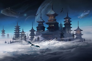 Dragon Temple 4k