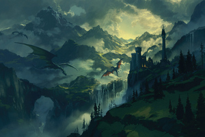 Dragon Valley (2560x1600) Resolution Wallpaper
