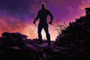 Drax The Destroyer Guardians Of The Galaxy Vol 3 (1280x720) Resolution Wallpaper