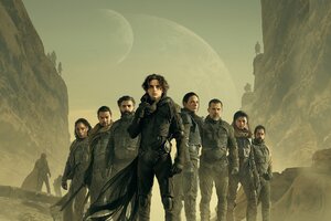 Dune Movie Poster 4k (1336x768) Resolution Wallpaper