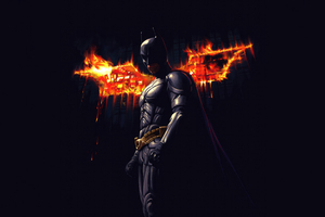 Dynamic Batman Logo Wallpaper