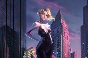 Dynamic Defender Gwen Stacy (3840x2160) Resolution Wallpaper