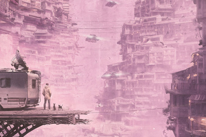 Dystopian Visions (2048x1152) Resolution Wallpaper