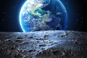 Earth Moon 4k Wallpaper