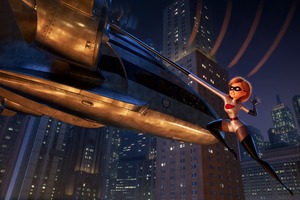 Elastigirl In The Incredibles 2 4k (2560x1024) Resolution Wallpaper