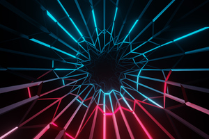 Electric Vibe Abstract 4k