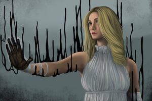 Elle Fanning In Death Stranding 2 On The Beach (2560x1080) Resolution Wallpaper