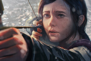 Ellie The Last Of Us Game Character Artwork (1600x1200) Resolution Wallpaper