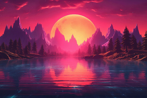 Embracing The Synthwave Morning Wallpaper