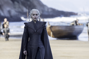 Emilia Clarke As Daenerys Targaryen In Game Of Thrones Season 7