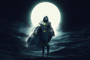 Enigmatic Marvel Moon Knight Wallpaper