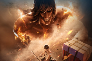 Eren Armin And Their Titans On Pubg Mobile (1400x900) Resolution Wallpaper
