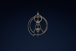 Eternals Blue Logo Wallpaper