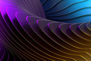 Ethereal Symphony Abstract Emanations (2560x1024) Resolution Wallpaper