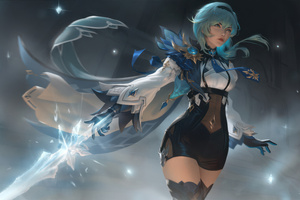 Eula Genshin Impact (2048x1152) Resolution Wallpaper