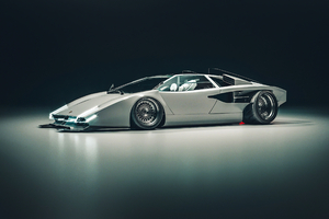 Eve Countach Side View (1366x768) Resolution Wallpaper
