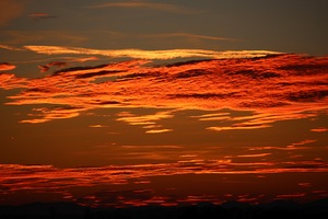Evening Red Sky Sunset (1280x1024) Resolution Wallpaper