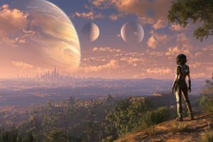 Explorer Of A Forgotten World (1360x768) Resolution Wallpaper