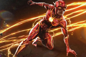 Ezra Miller Concept Art As The Flash From The Flash Movie
