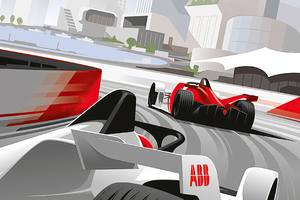 F1 Cars Racing Digital Art 4k (320x240) Resolution Wallpaper