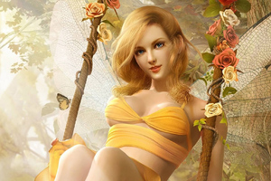 Fairy Girl (1024x768) Resolution Wallpaper
