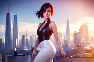 Faith Connors In Mirrors Edge Catalyst (2880x1800) Resolution Wallpaper