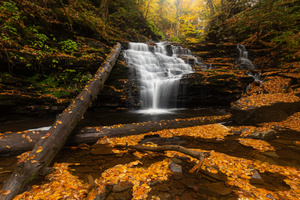 Falling Back To Waterfall (1280x720) Resolution Wallpaper