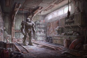 Fallout 4 Armour (1336x768) Resolution Wallpaper
