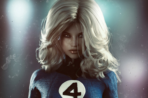 Fantastic Four Girl (2560x1024) Resolution Wallpaper