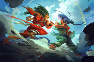 Fantasy Fighters (1600x1200) Resolution Wallpaper